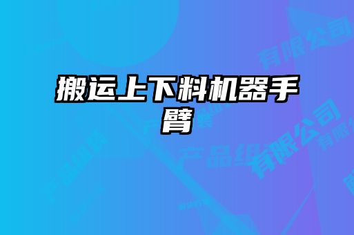 搬運(yùn)上下料機(jī)器手臂