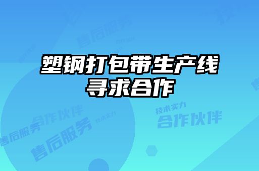 塑鋼打包帶生產(chǎn)線尋求合作